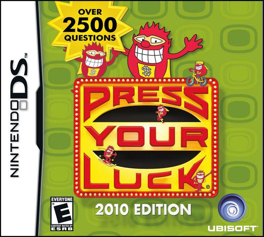 Press Your Luck: 2010 Edition (Nintendo DS) - Game Manual Only