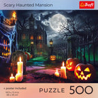 Trefl Halloween: Scary Haunted Mansion 500 Piece Puzzle