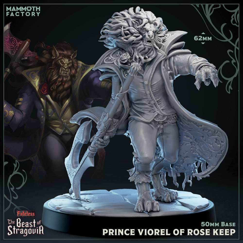 Prince Viorel of Rose Keep (Male Beast Noble) - 