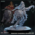 Princess Chamomile on Mirajah (Female Human Assassin with Tiger Mount) - 