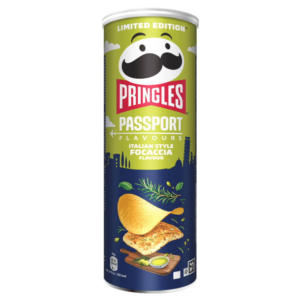 Pringles Passport: Italian Style Focaccia (100g) (UK) - 