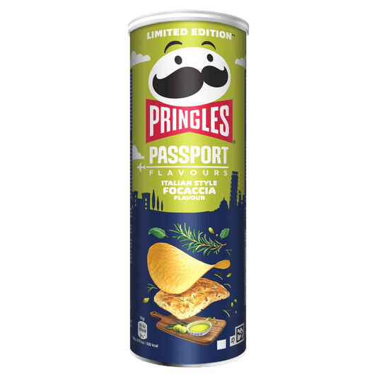 Pringles Passport: Italian Style Focaccia (100g) (UK) - 
