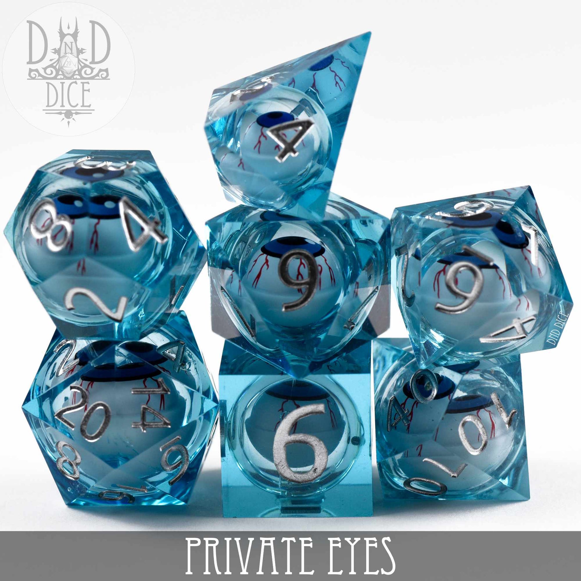 Private Eyes Liquid Core Dice Set