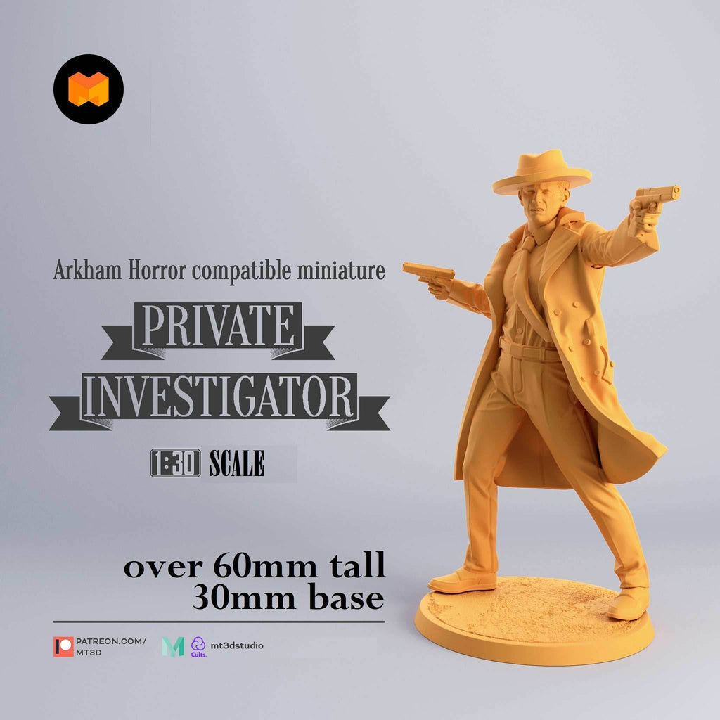 Arkham Compatible Investigator: The Private Investigator (Joe Diamond) - 