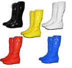 Pro Wrestling Costume Men's Boots - Red / XL-14