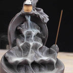 Lotus Cascade Incense Waterfall Backflow Incense Burner - 