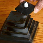 Pyramid Temple Backflow Incense Burner - Black