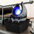 Mystic Crystal Indoor Zen Water Fountain - Black / EU
