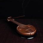 Handmade Lute Incense Stick Holder - Brown