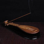 Handmade Pipa Incense Stick Holder - Brown