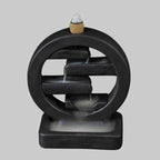 Tata Round Backflow Incense Burner Waterfall - 