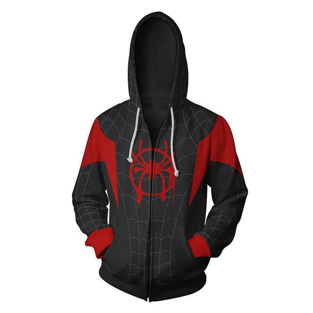 Popular Marvel movie venom 3D Printed Hoodies Men Women Spiderman Hooded Sweatshirts hip hop Zipper Pocket Jackets-18