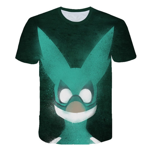 Summer High-Quality Unisex Boku No Hero T Shirt My Hero Academia Tees T-Shirt Tshirt Harajuku Yoh Asakura Midoriya Izuku T-shirt-11