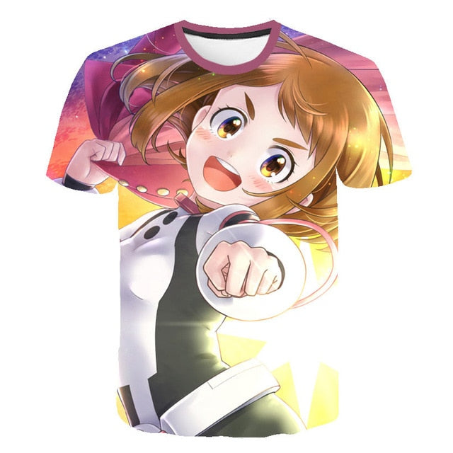 Summer High-Quality Unisex Boku No Hero T Shirt My Hero Academia Tees T-Shirt Tshirt Harajuku Yoh Asakura Midoriya Izuku T-shirt-5