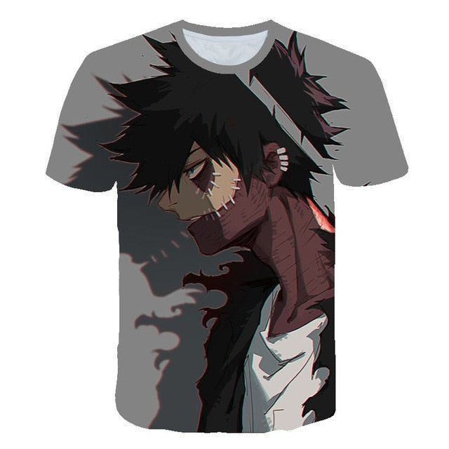 Summer High-Quality Unisex Boku No Hero T Shirt My Hero Academia Tees T-Shirt Tshirt Harajuku Yoh Asakura Midoriya Izuku T-shirt-14