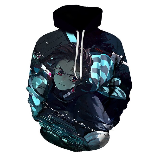 Men Women Anime Demon Slayer: Kimetsu no Yaiba Hoodie Cosplay Costume Sweatshirts Unisex Cartoon Pullover Autumn Casual Clothing-14