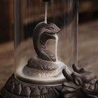 Turtle Windproof Backflow Incense Burner With Snake Inside - 