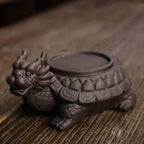 Turtle Windproof Backflow Incense Burner With Snake Inside - 