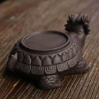 Turtle Windproof Backflow Incense Burner With Snake Inside - 