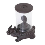 Turtle Windproof Backflow Incense Burner With Snake Inside - 