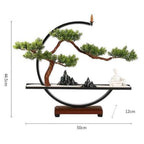 Zen Ring LED Backflow Incense Burner Lamp With Tree - 