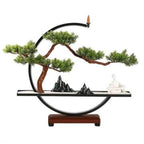 Zen Ring LED Backflow Incense Burner Lamp With Tree - 
