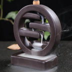 Tata Round Backflow Incense Burner Waterfall - 