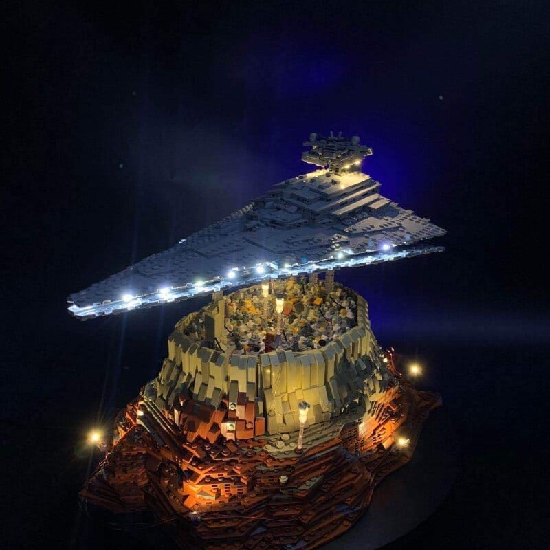 LEGO Jedha City and Empire Spaceship #21007 Light Kit