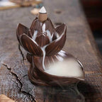 Lotus Flower Backflow Incense Burner - 