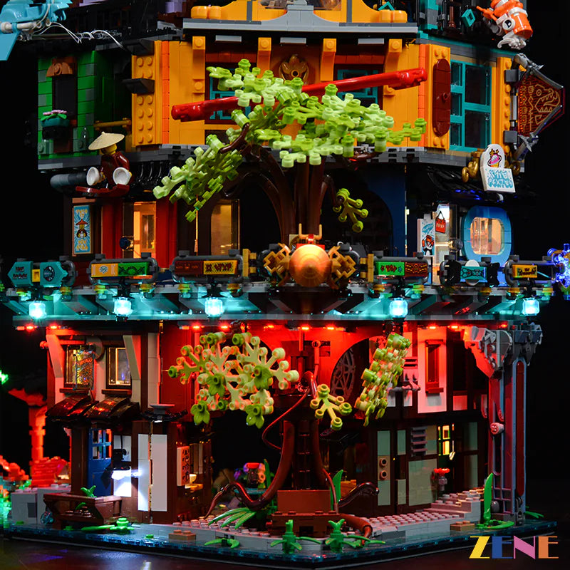LEGO NINJAGO City Gardens #71741 Light Kit
