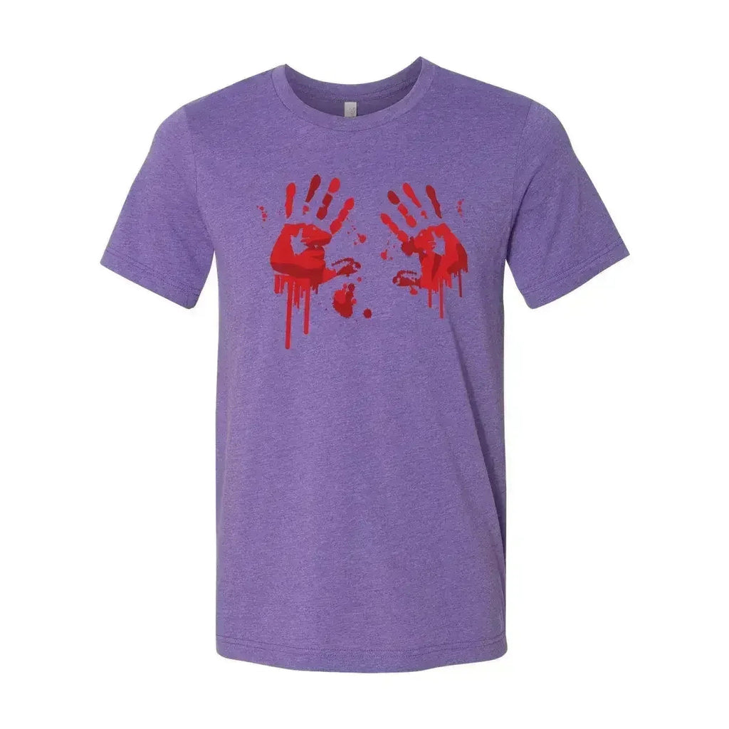 Bloody Hand Prints T-shirt | Classic Unisex Bella Canvas Tee