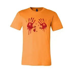 Bloody Hand Prints T-shirt | Classic Unisex Bella Canvas Tee