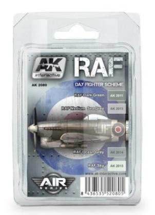 AK Interactive: RAF Day Fighter Scheme Colors Set - 