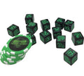 Shadowrun: 6th Edition - Dice & Edge Tokens - Green