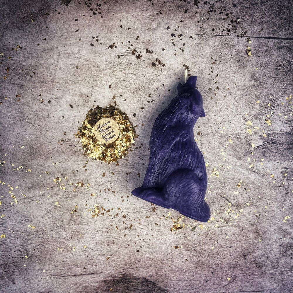 Howling Wolf Candle Spell Kit - Authentic Voice & Courage Magic