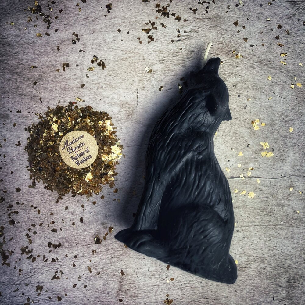 Howling Wolf Candle Spell Kit - Authentic Voice & Courage Magic