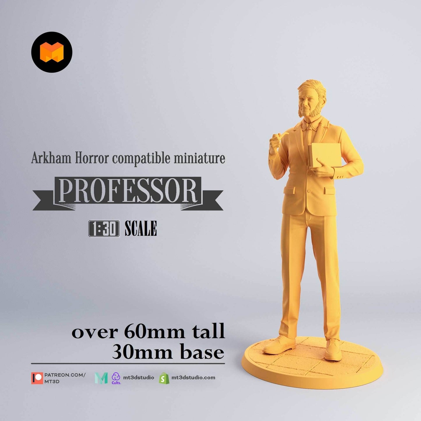 Arkham Compatible Investigator: The Professor (Harvey Walters) - 