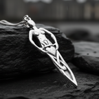 Danu Goddess Silver Necklace
