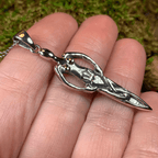 Danu Goddess Silver Necklace - 18