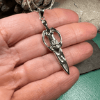 Danu Goddess Silver Necklace - 18