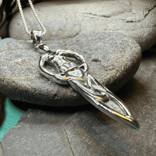 Danu Goddess Silver Necklace - 18
