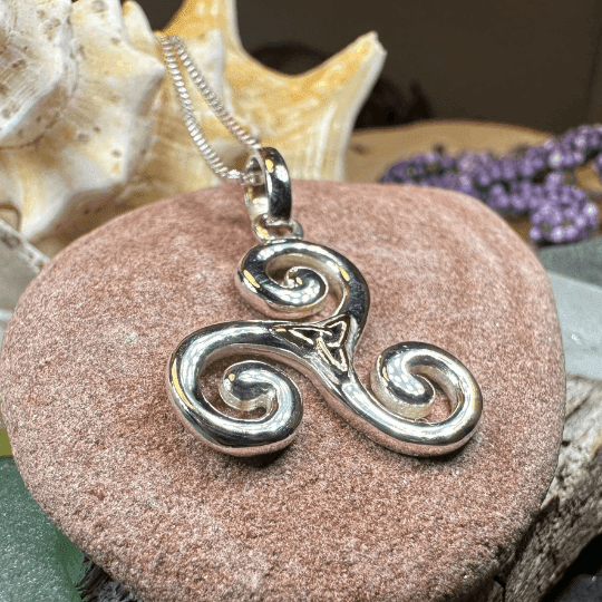 Keeva Triple Spiral Necklace - 18