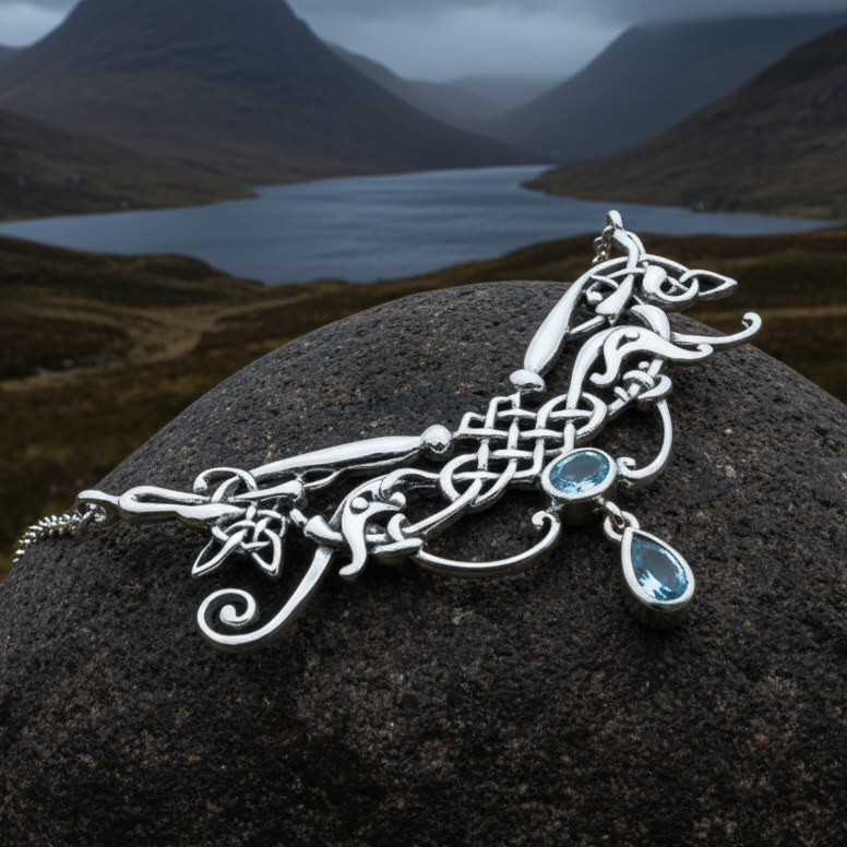 Aife Goddess Celtic Knot Necklace