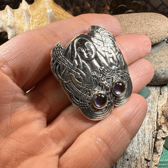 Mother Goddess Necklace - Amethyst