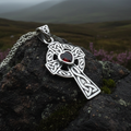 Celtic Cross Heart Necklace