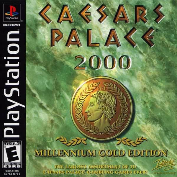 Caesars Palace 2000: Millennium Gold Edition (Playstation) - Game Manual Only