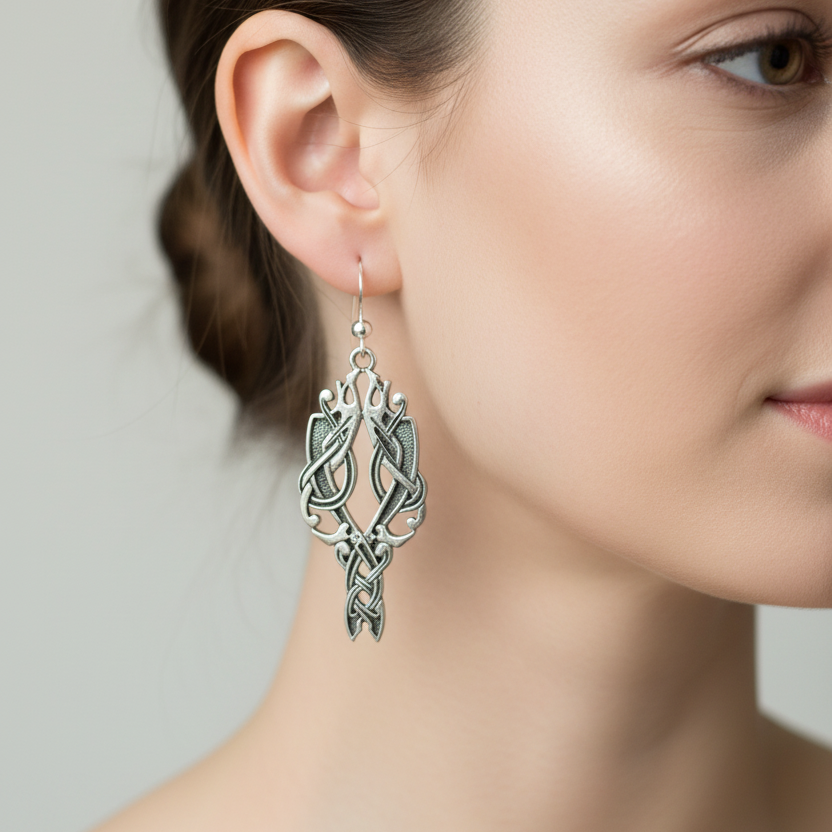 Unne Celtic Viking Earrings