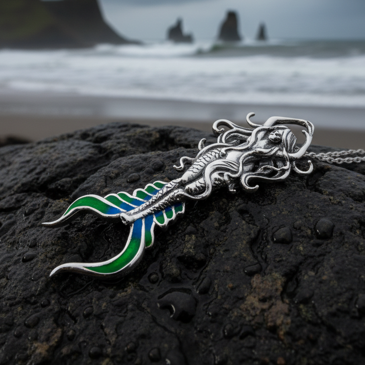 Diver Mermaid Necklace