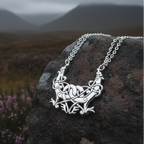 Airica Celtic Viking Silver Necklace