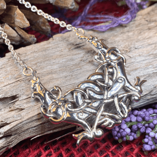 Airica Celtic Viking Silver Necklace - 